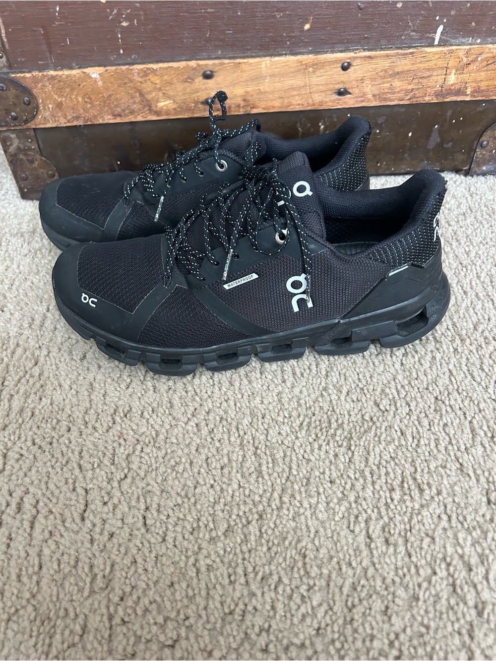 On Running Men's Cloudfoam Black Athletic Sneakers